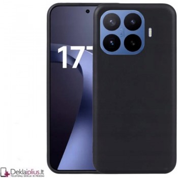 Guminis dėklas su kameros apsauga - juodas (Xiaomi 17T)